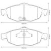 BENDIX 573287B Brake Pad Set, disc brake